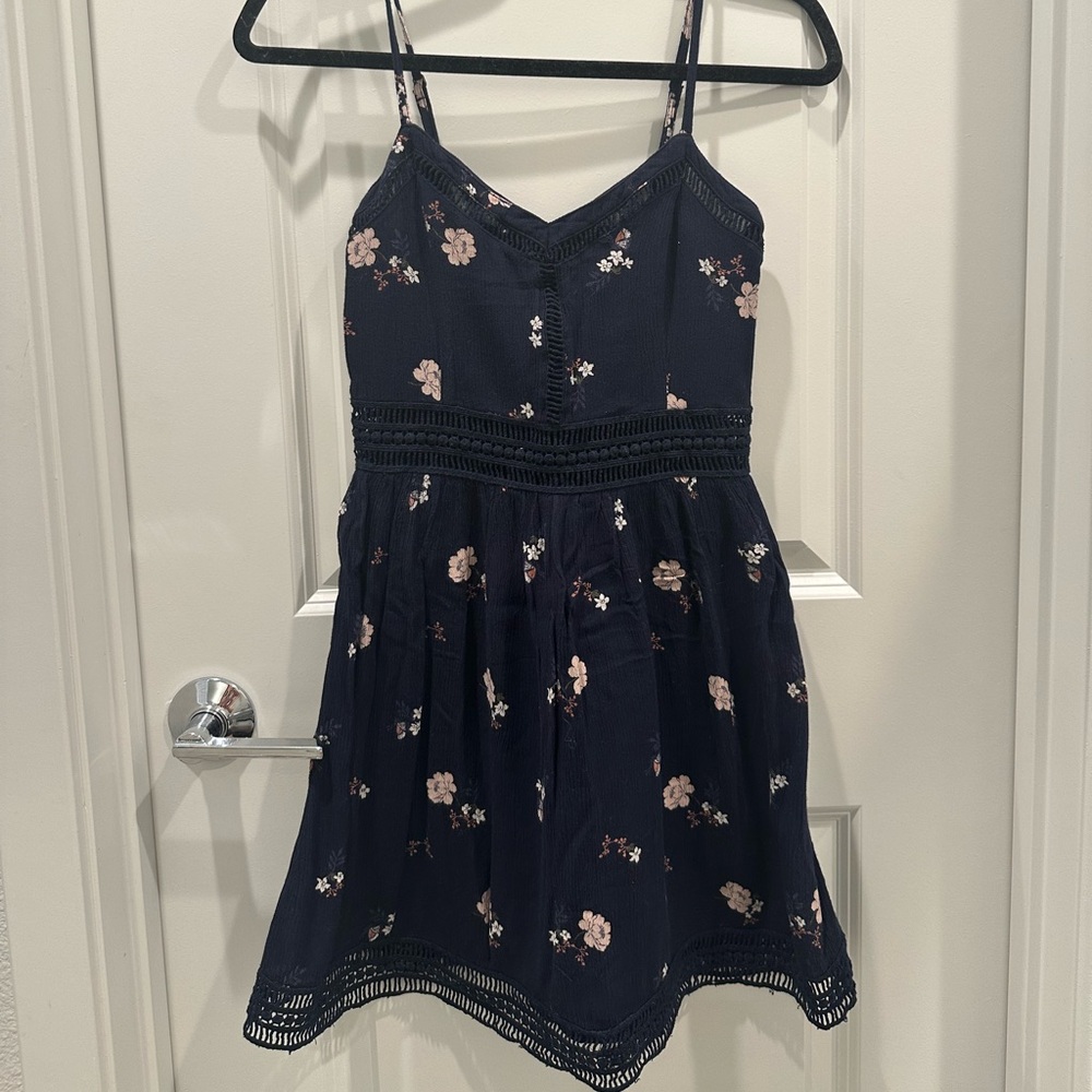 Abercrombie & Fitch Navy Floral Dress